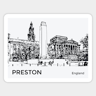 Preston England Magnet